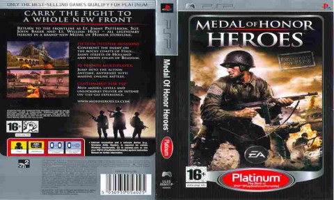 Игра MEDAL OF HONOR heroes PLATINUM, Sony PSP, 178-49, Баград.рф
